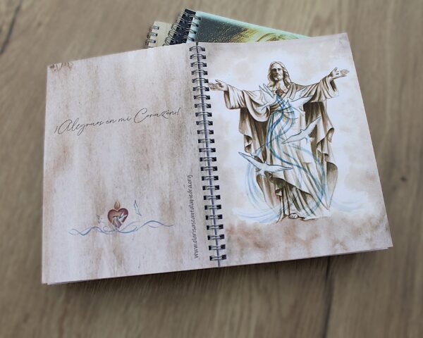 cuaderno sagrado corazón con palomas secundaria