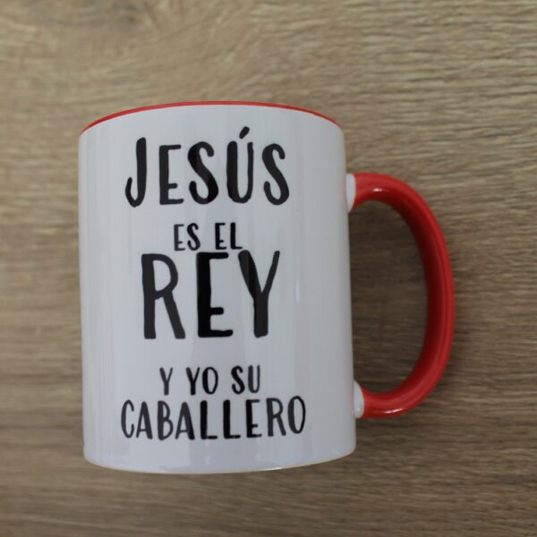 Taza "Jesús Rey, yo caballero" - Imagen 2