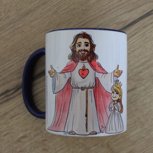 Taza "Jesús Rey, yo princesa" - Imagen 2