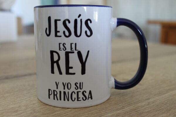 Taza "Jesús Rey, yo princesa" - Imagen 6