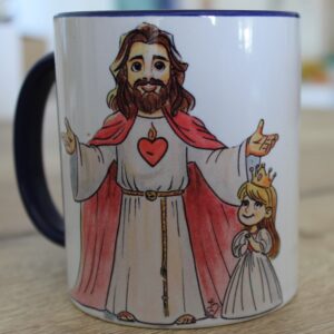Taza "Jesús Rey, yo princesa"
