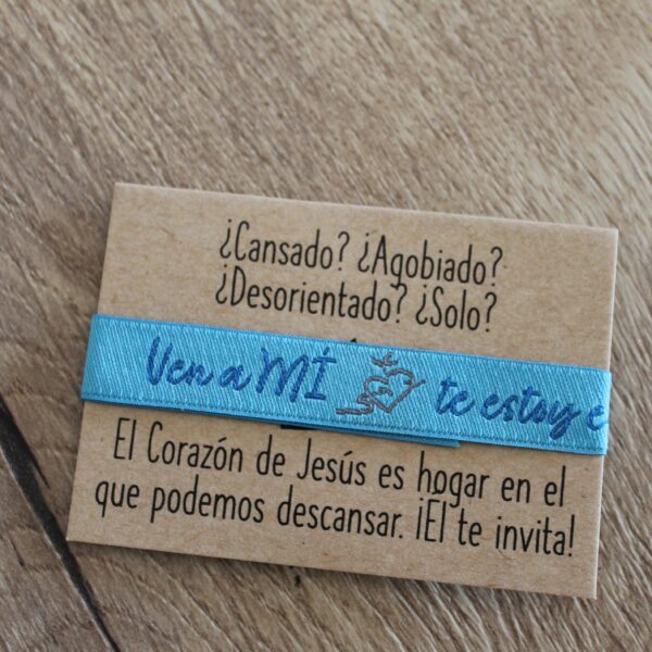 Pulsera cinta "Ven a Mí"