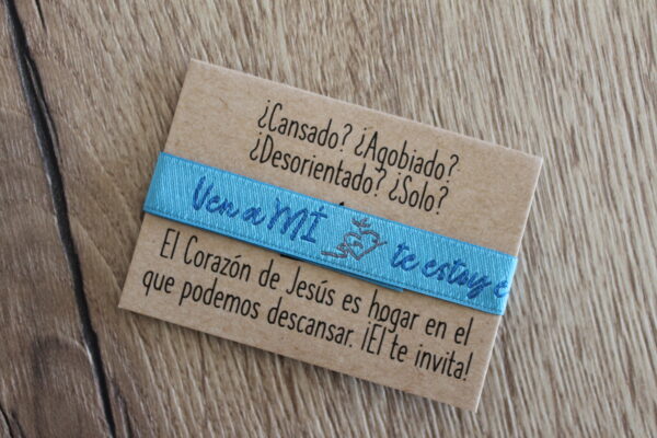 Pulsera cinta "Ven a Mí" - Imagen 3