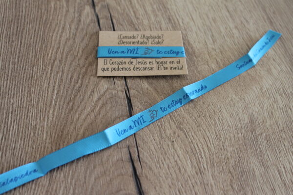 Pulsera cinta "Ven a Mí" - Imagen 4